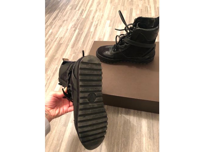 Stivaletti Louis Vuitton in pelle nera Nero - vista 5