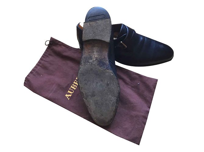 Autre Marque Black Leather Lace Ups - view 2