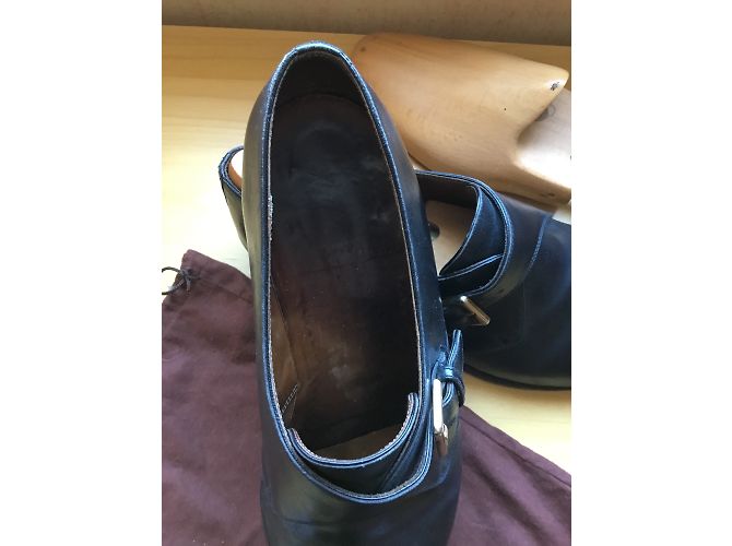 Autre Marque Black Leather Lace Ups - view 3