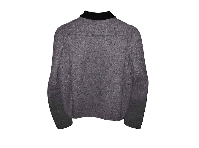Balenciaga Jacke Grau Viscose - Ansicht 2