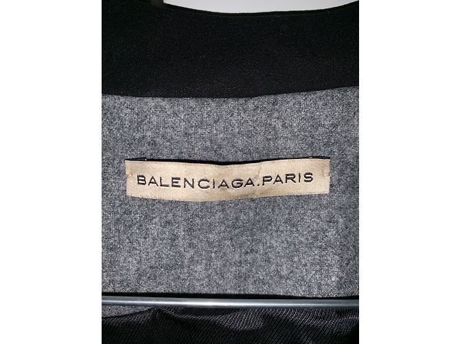 Balenciaga Jacke Grau Viscose - Ansicht 4