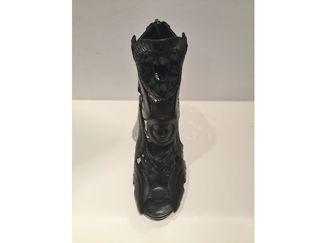PHILIPP PLEIN - „Princess Drama“ - SUPER SEXY PP HEELS IN PYTHON UND STUDS Schwarz - Ansicht 10