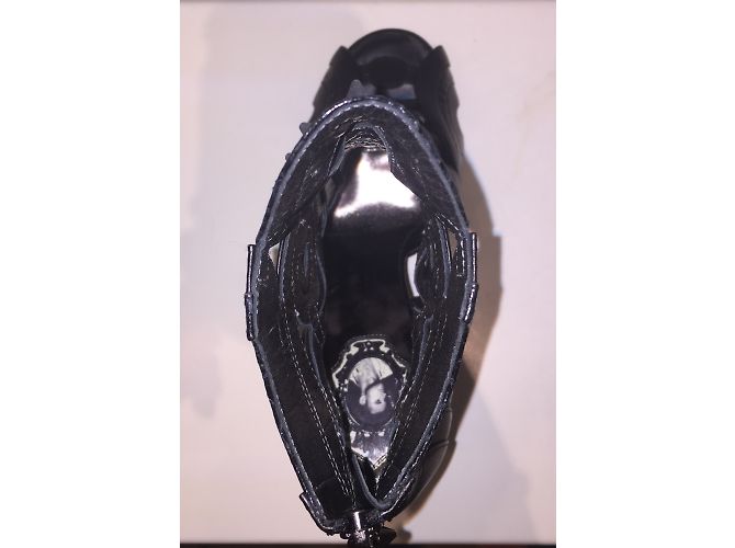 PHILIPP PLEIN - „Princess Drama“ - SUPER SEXY PP HEELS IN PYTHON UND STUDS Schwarz - Ansicht 5