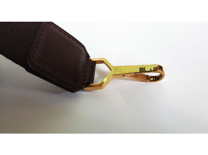 Valigetta Louis Vuitton Marrone Scuro in Tela - vista 10
