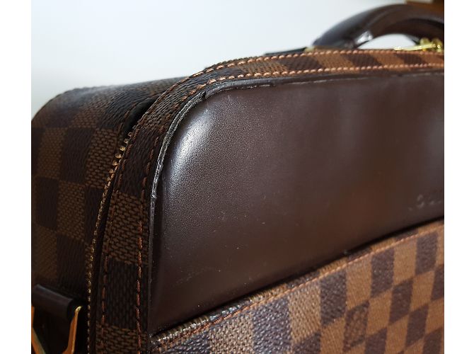 Valigetta Louis Vuitton Marrone Scuro in Tela - vista 2
