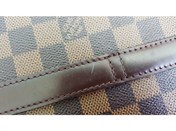 Valigetta Louis Vuitton Marrone Scuro in Tela - vista 6