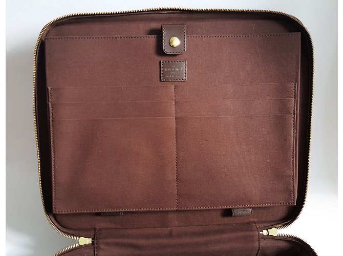 Valigetta Louis Vuitton Marrone Scuro in Tela - vista 7