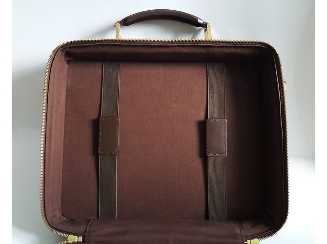 Valigetta Louis Vuitton Marrone Scuro in Tela - vista 8