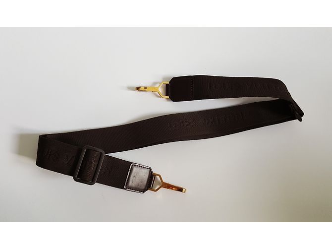 Valigetta Louis Vuitton Marrone Scuro in Tela - vista 9