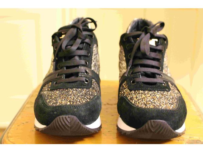 Tosca Blu black and gold sneakers - view 3