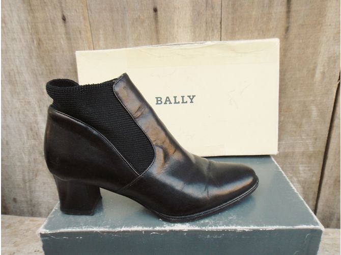 Stivaletti Bally Burza in pelle nera taglia 36 Nero - vista 6