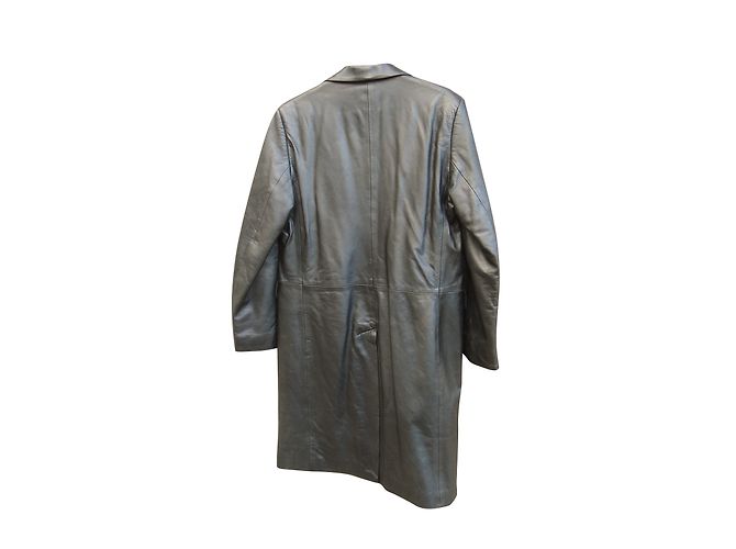 Abrigo de piel negro Burberry - vista 2
