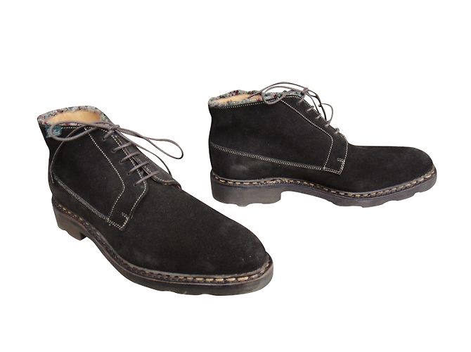 Stivaletti Paraboot Marrone Scuro Pelle - vista 2