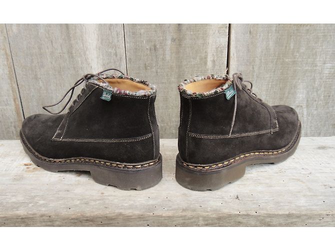Stivaletti Paraboot Marrone Scuro Pelle - vista 5