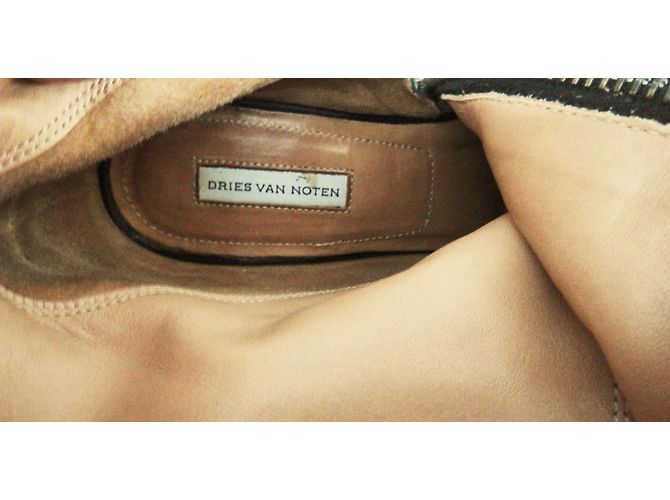 Botas Dries Van Noten de ante negro 36.5 - vista 4