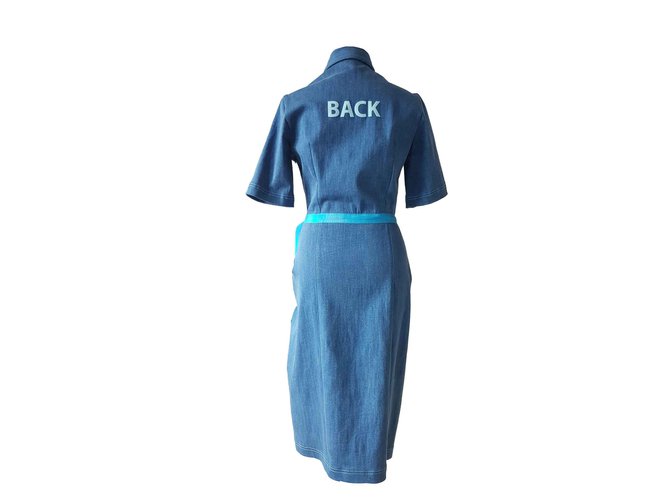 Vionnet Kleider Blau - Ansicht 2