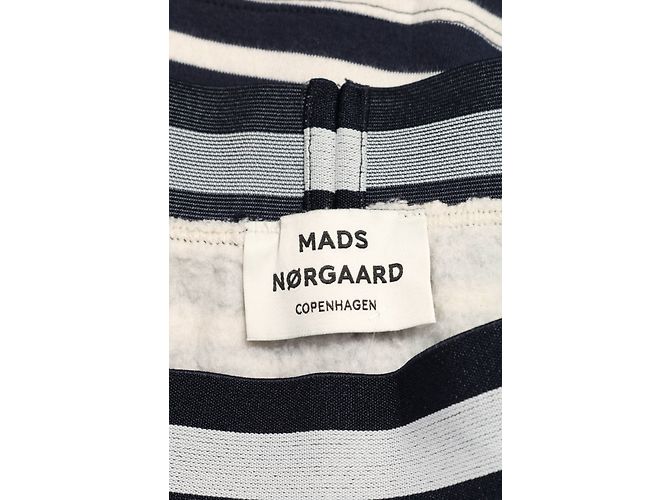 Autre Marque Gonna a righe MADS Norgaard Bianca e Blu Bianco - vista 3