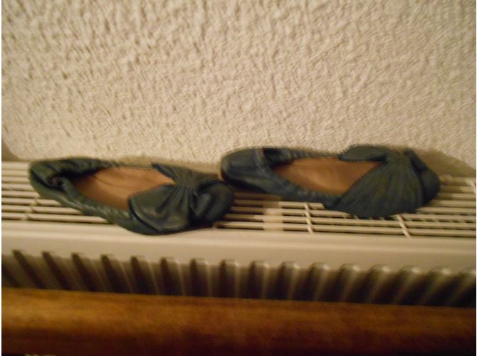 Chloé BALLERINA MIT GROßEM BLAUEN KNOPF LEDERÖLGRÖSSE 36 fr - Ansicht 3