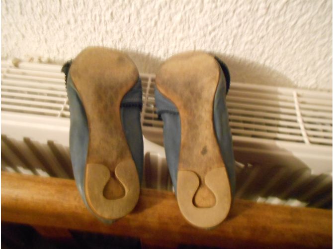 Chloé BALLERINA MIT GROßEM BLAUEN KNOPF LEDERÖLGRÖSSE 36 fr - Ansicht 4