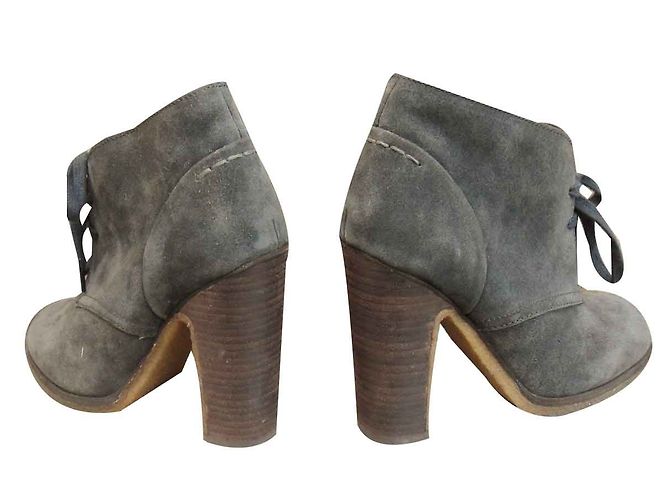 Botines See by Chloé Gris de Piel de Ciervo - vista 2