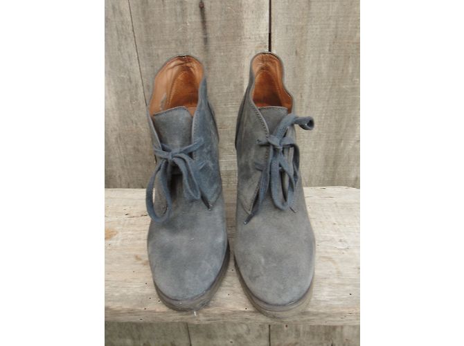 Botines See by Chloé Gris de Piel de Ciervo - vista 5