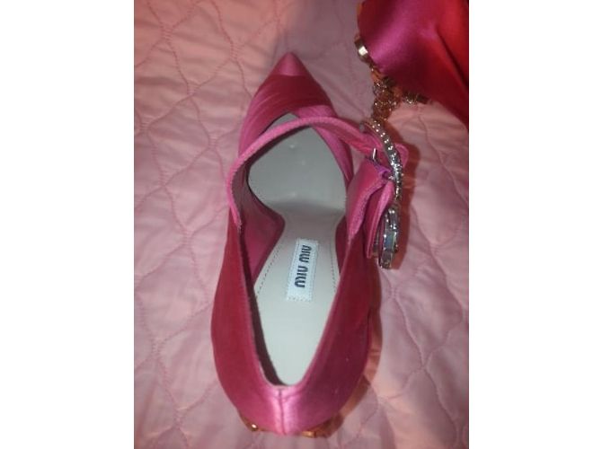 Scarpe di marca Miu Miu "Calzature Donna" Rosa - vista 4