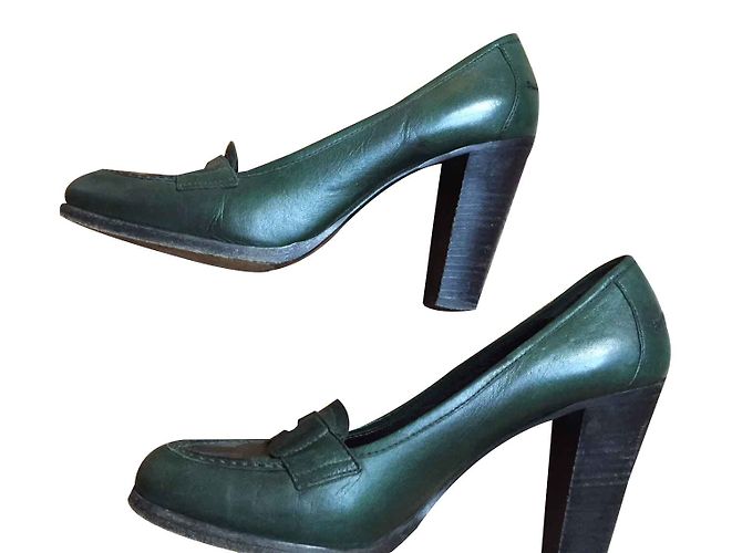 Pompe per bottiglie verdi vintage MIU MIU Verde - vista 2