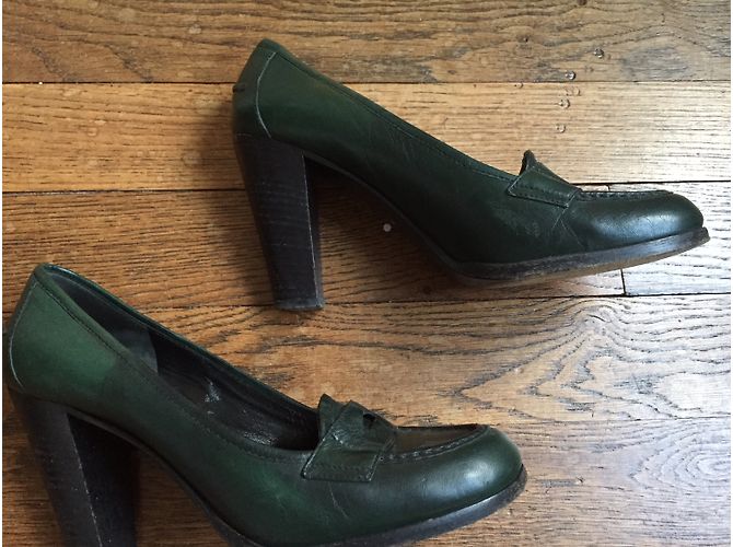 Pompe per bottiglie verdi vintage MIU MIU Verde - vista 3