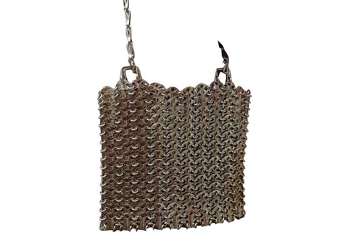 Borsa a mano Paco Rabanne 69 Metallica Metallico - vista 2