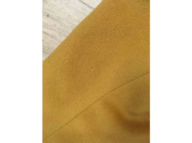 Traje de Falda Hermès Lana Mostaza Talla 42 - vista 5