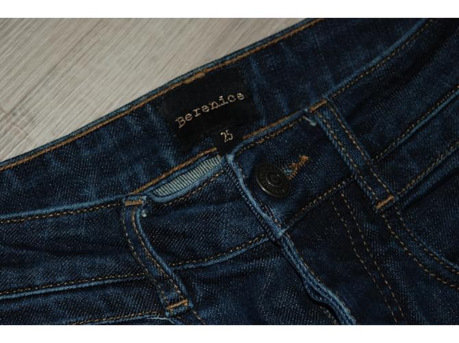 Jeans rectos Berenice azul de algodón - vista 3