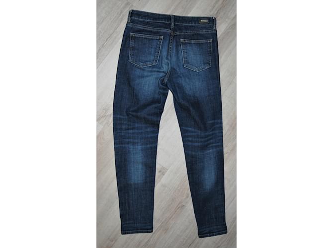 Jeans rectos Berenice azul de algodón - vista 5