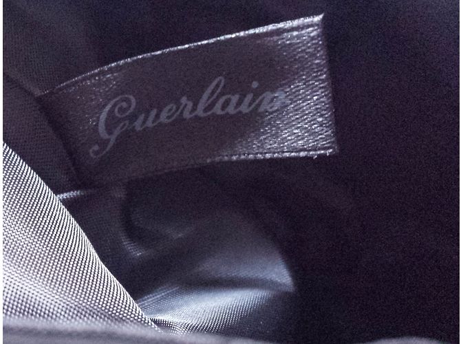 Autre Marque Pochette da sera in nubuck nero con tracolla - vista 5