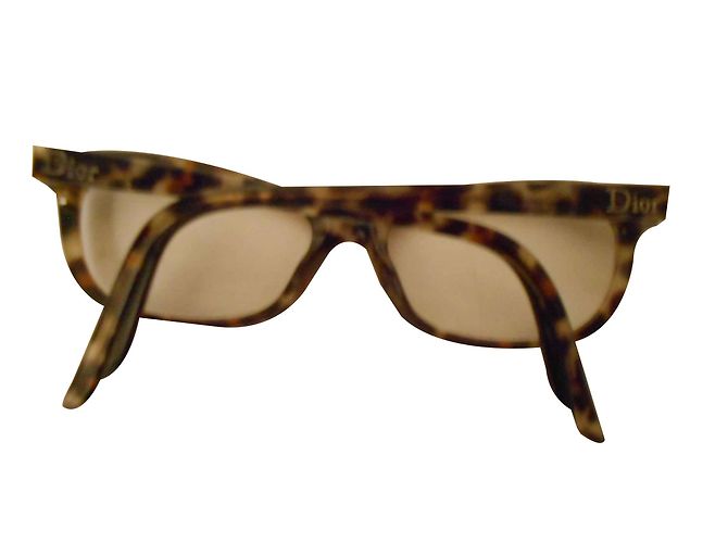 Christian Dior Sonnenbrille Schildpatt Hellbraun - Ansicht 2
