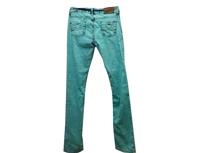 Dsquared2 Säurewaschjeans Blau Türkis - Ansicht 2