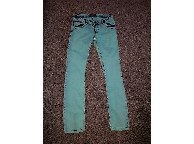 Dsquared2 Säurewaschjeans Blau Türkis - Ansicht 6