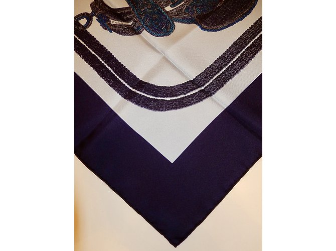 Hermès GALA BORDADAS Azul - vista 3