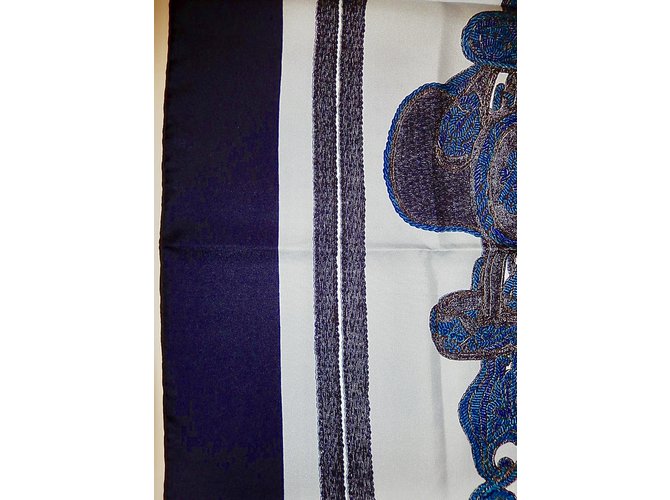 Hermès GALA BORDADAS Azul - vista 6