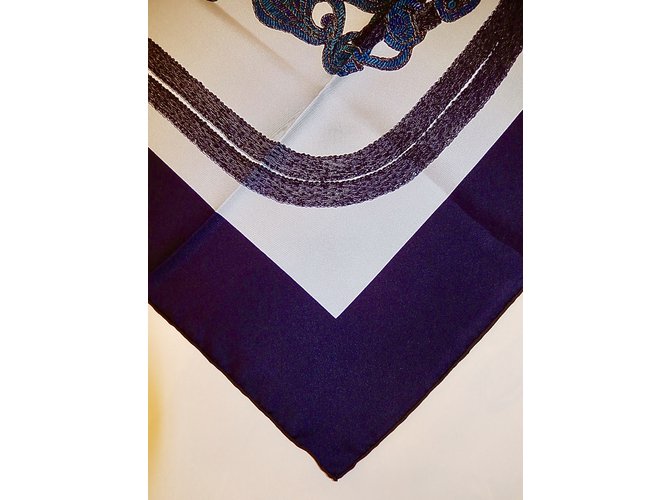 Hermès GALA BORDADAS Azul - vista 9