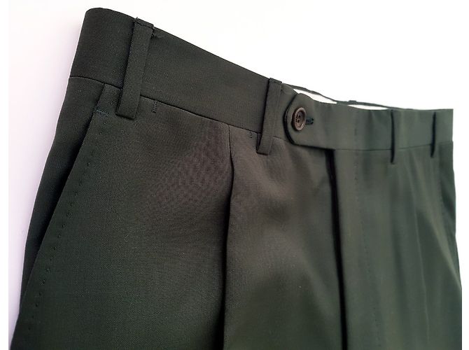 Canali Pantaloni Verde scuro - vista 2