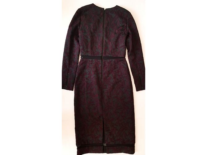 Abito Narin Alice + Olivia Nero e Prugna Multicolore - vista 3
