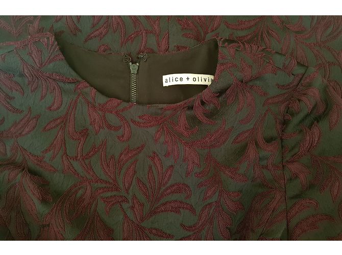 Abito Narin Alice + Olivia Nero e Prugna Multicolore - vista 5