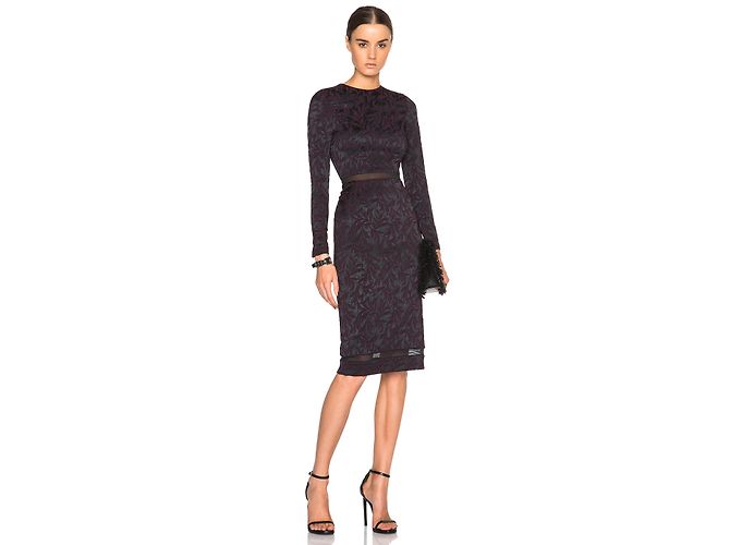 Abito Narin Alice + Olivia Nero e Prugna Multicolore - vista 6