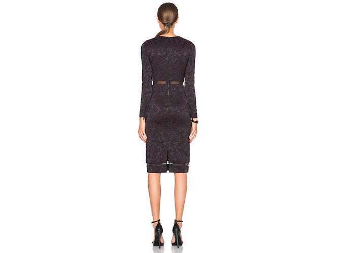 Abito Narin Alice + Olivia Nero e Prugna Multicolore - vista 8