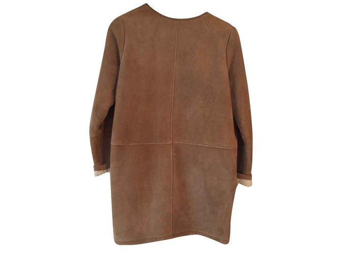 Bash Beige Wool Coat - view 2