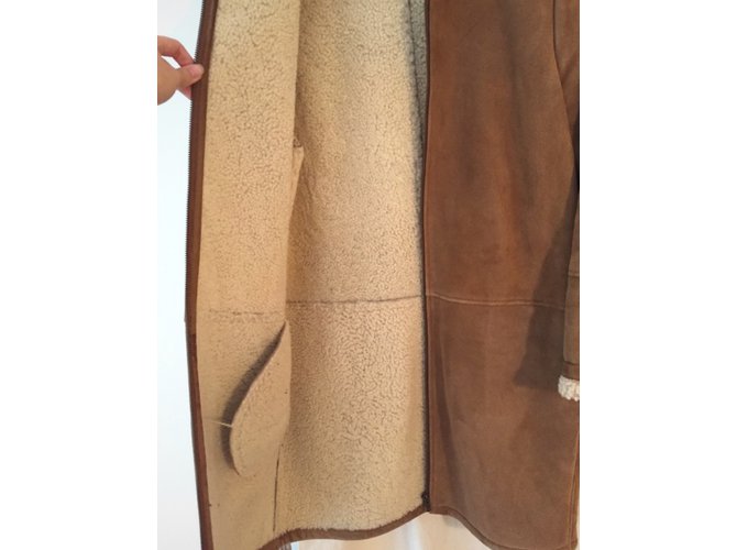 Bash Beige Wool Coat - view 3