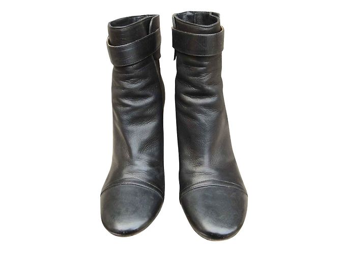 Stivaletti Chloé in pelle nera Nero - vista 2