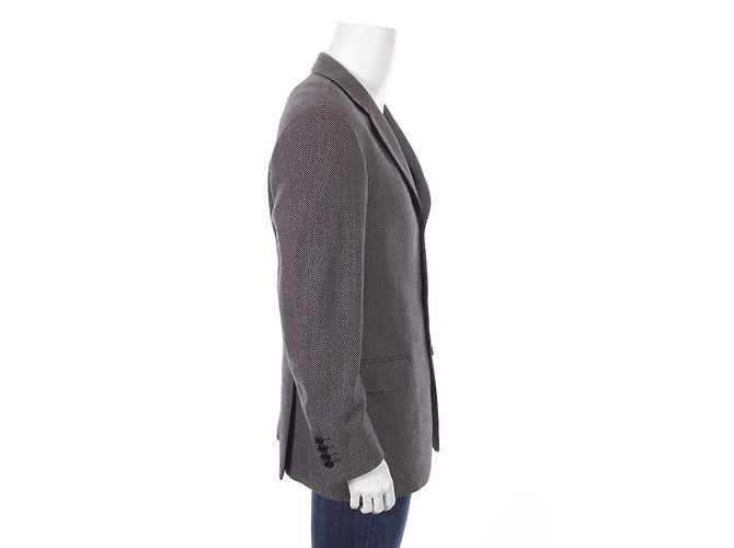 Balmain Wollblazer Schwarz Grau - Ansicht 3