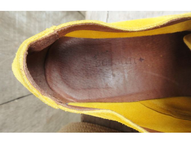 Scarpe derby Sessun Bloom in scamosciato giallo - vista 6