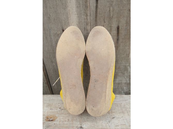 Scarpe derby Sessun Bloom in scamosciato giallo - vista 8